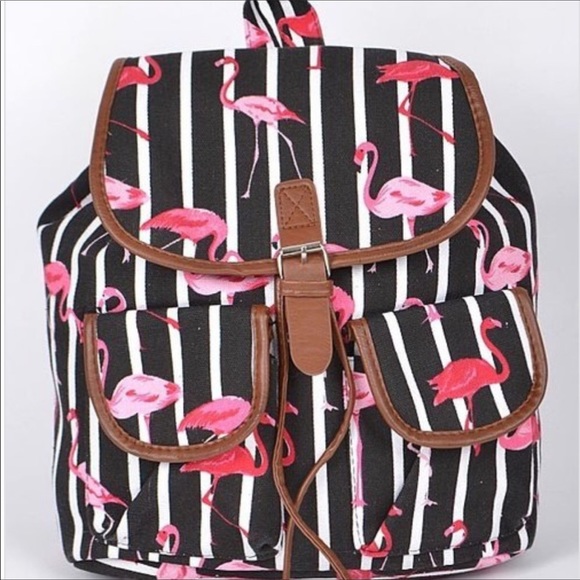 Flamingo Beach Backpack. NWT - Picture 5 of 5